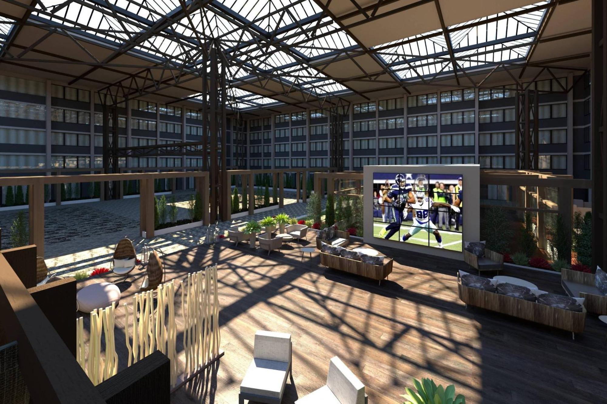 Atrium Facing Guest room 2 Queen